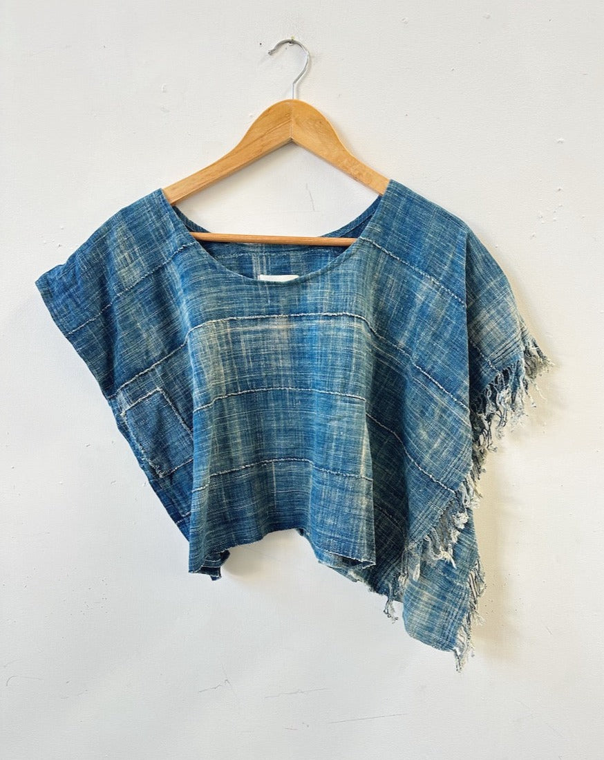 Distressed Vintage Tassel Top
