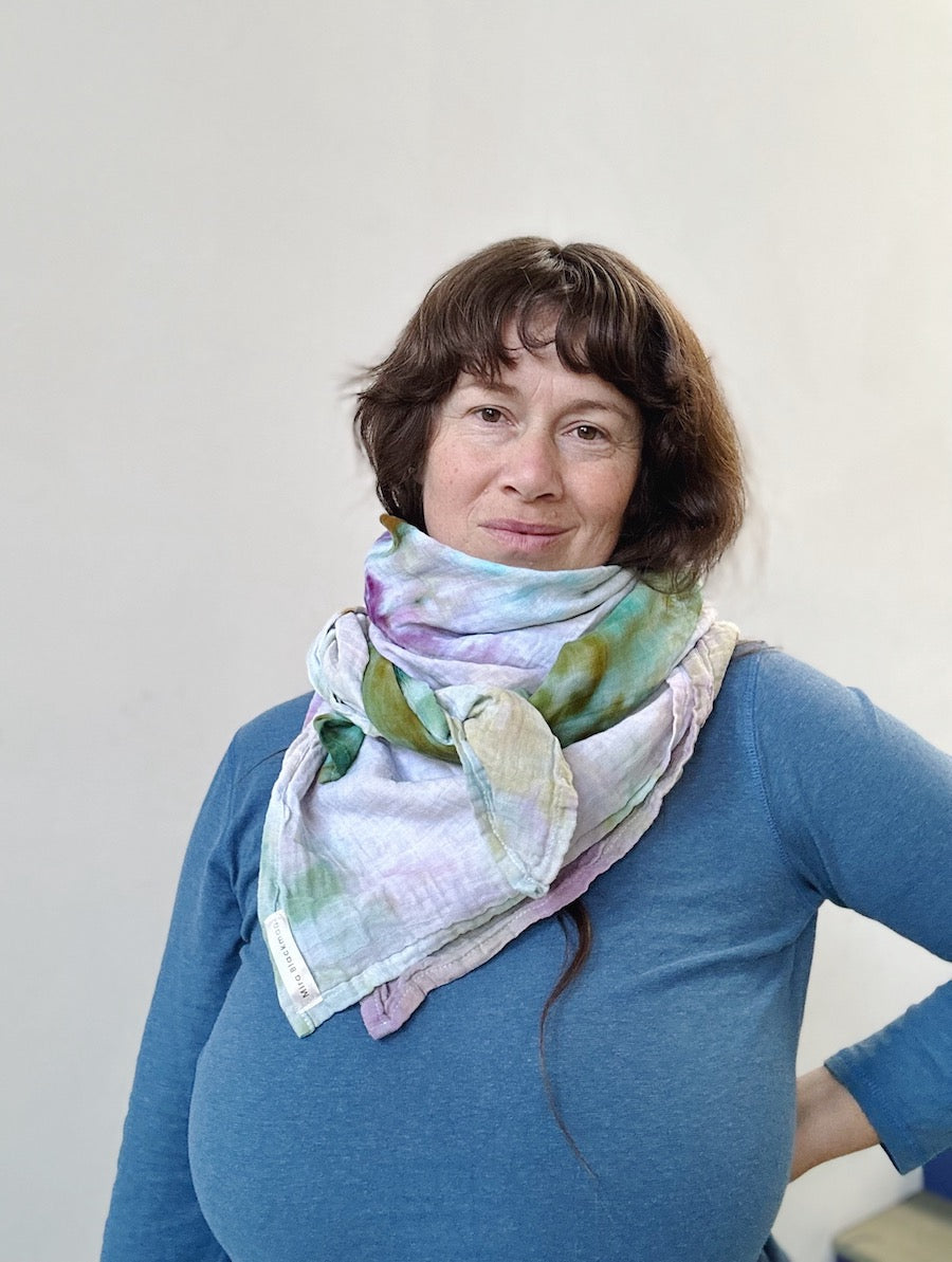 Hand Dyed Freya Cotton Scarf (6 colors)
