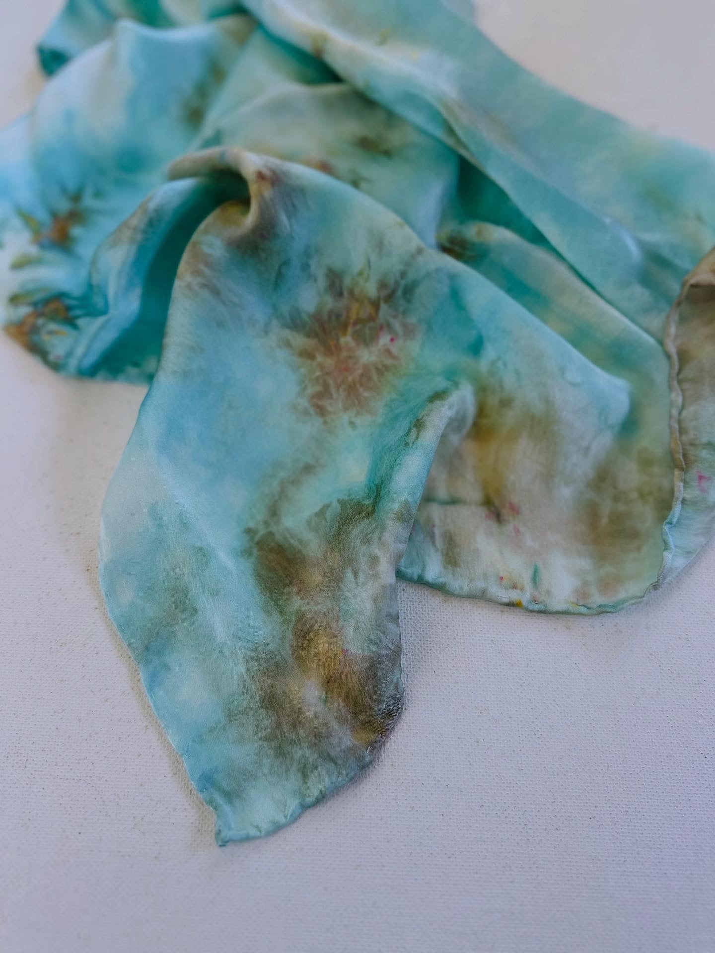 Hand Dyed Silk Scarf (10 colors)