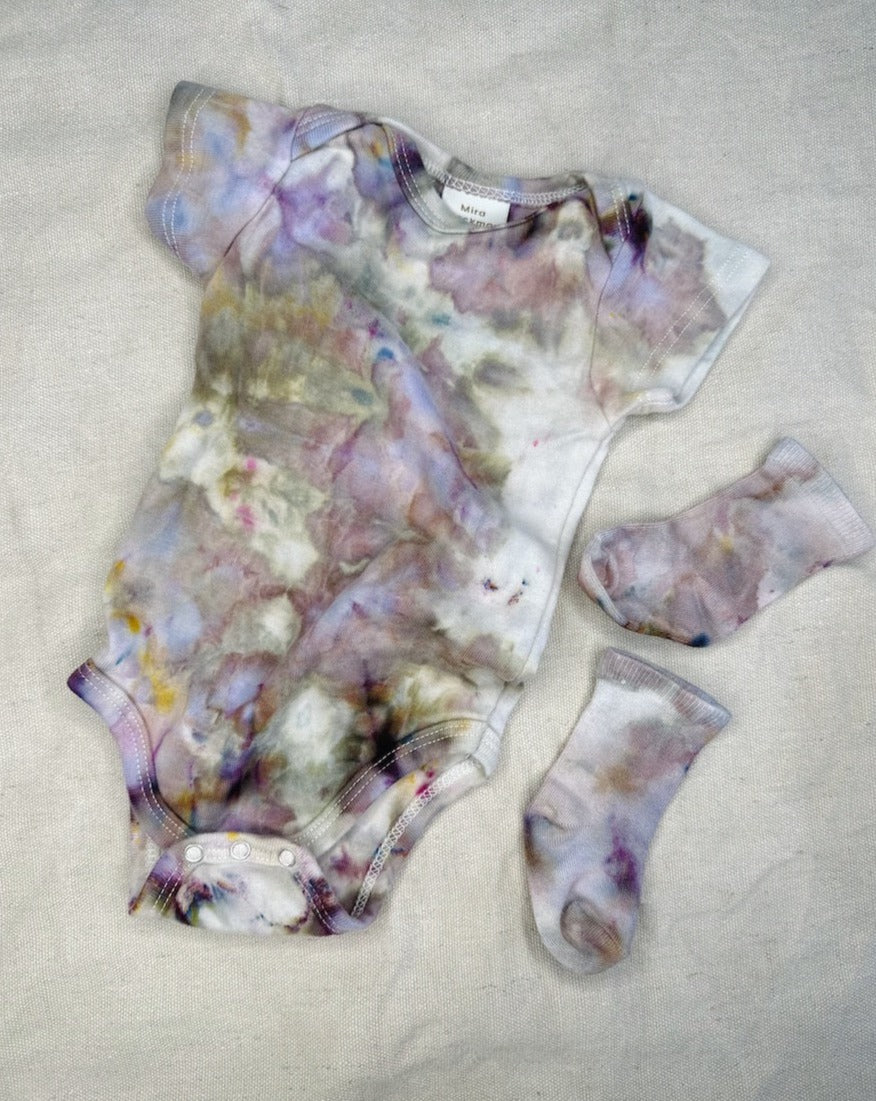 Hand Dyed Baby Onesie (9 colors)