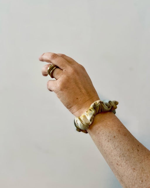 Hand Dyed Zero Waste Scrunchie (5 colors)