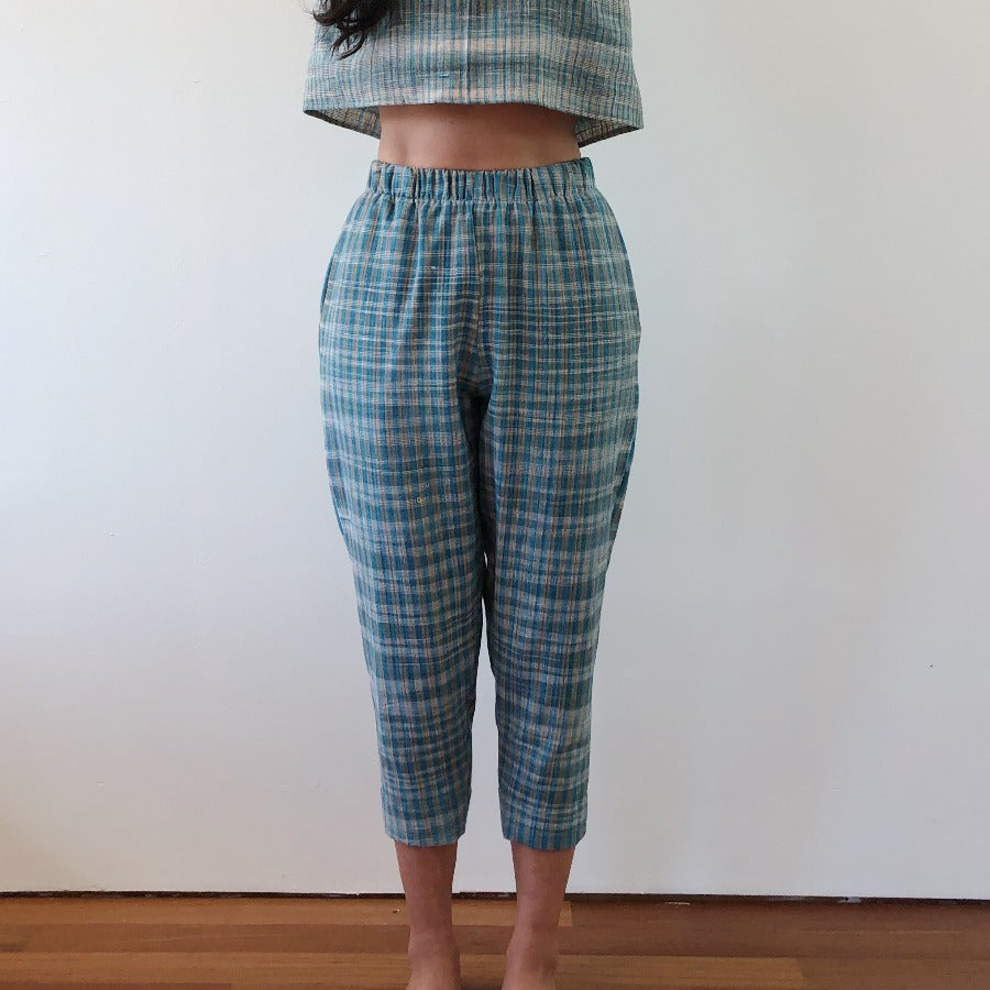 Lila Pant in Agave