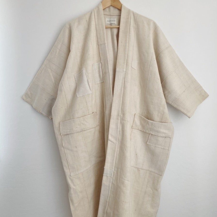 Extra Large Ivory Duster