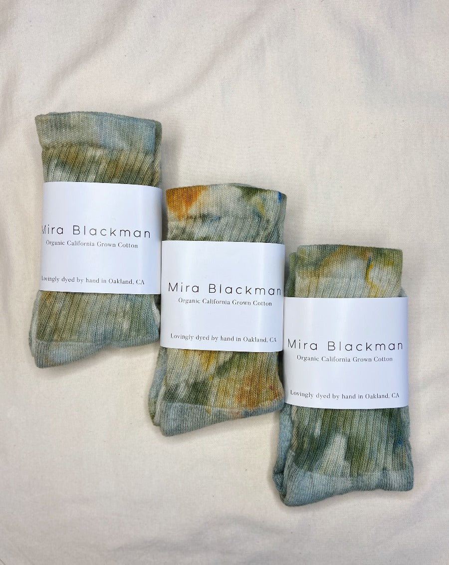 Organic Socks in Lichen