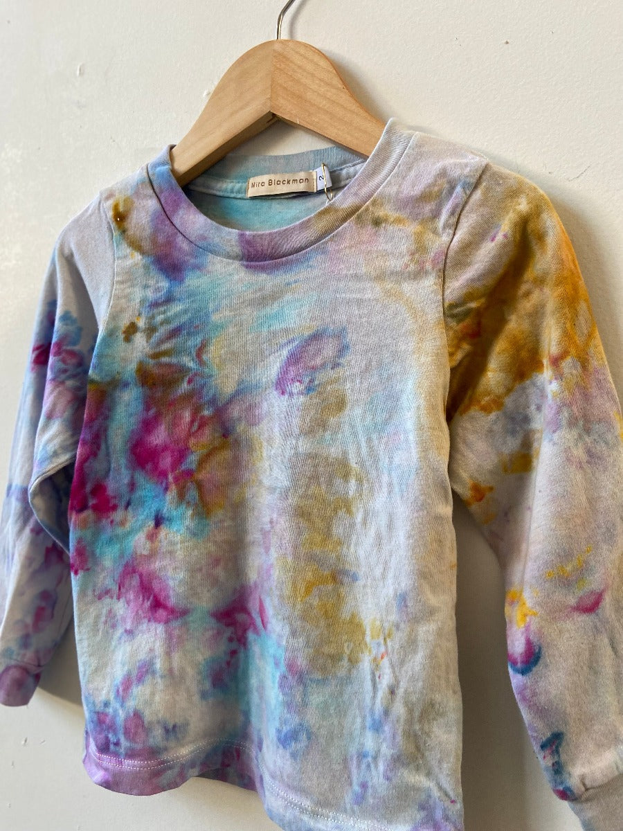 Hand Dyed Kids Long Sleeve Shirt (5 colors)