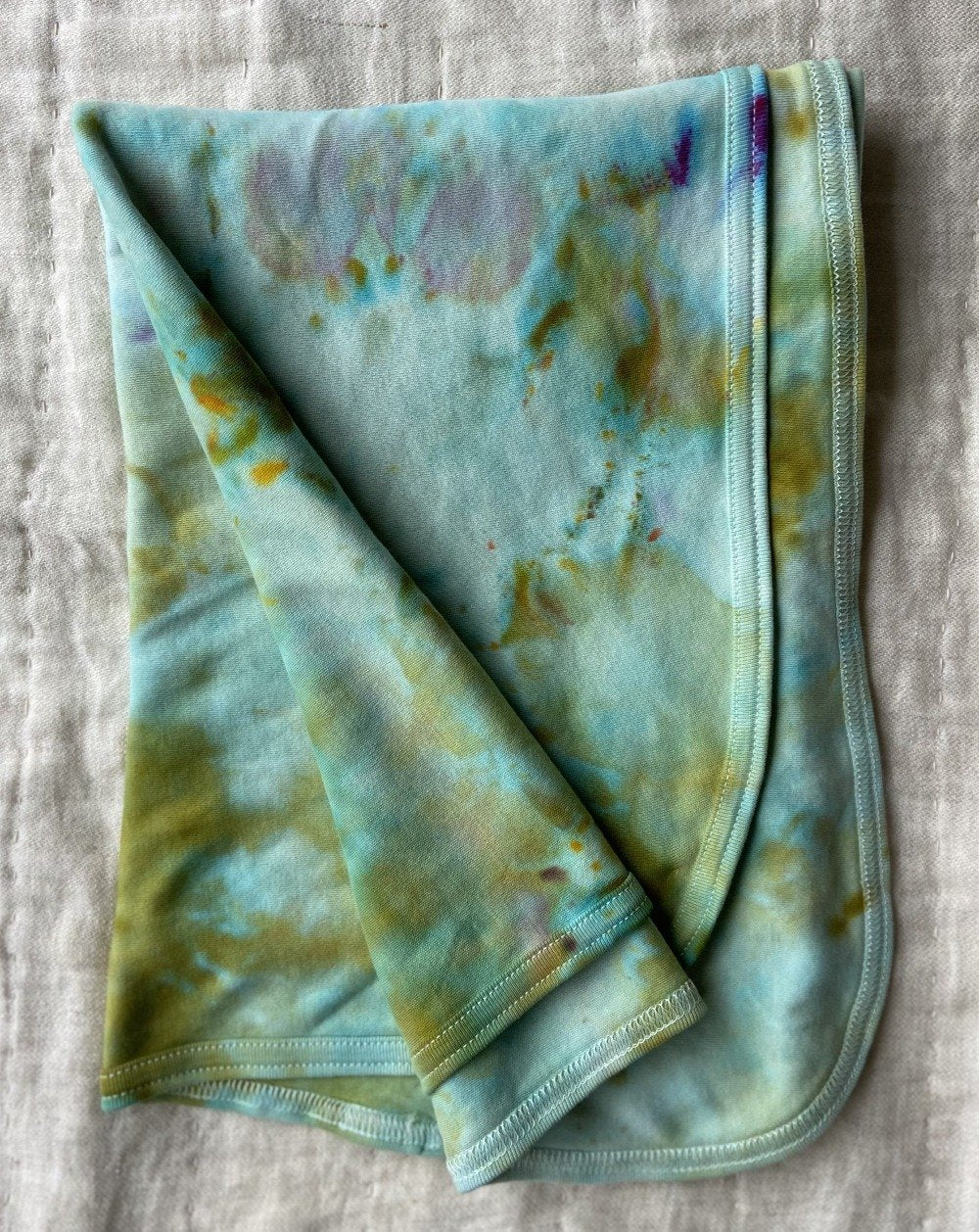 Hand Dyed Baby Blankets (3 colors)