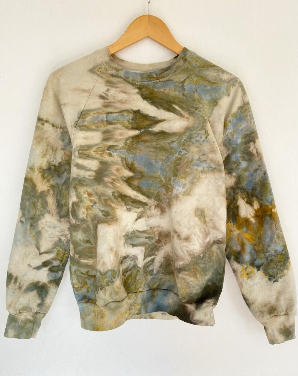 Organic Sweatshirt in Lichen