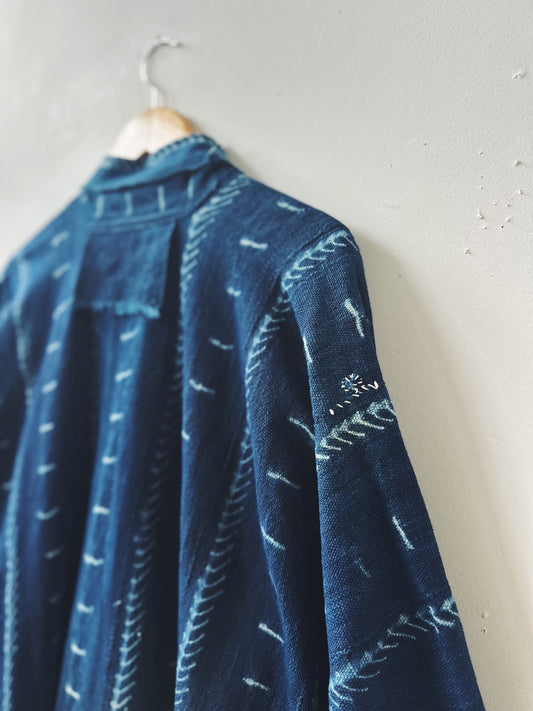 Shibori Indigo Jacket