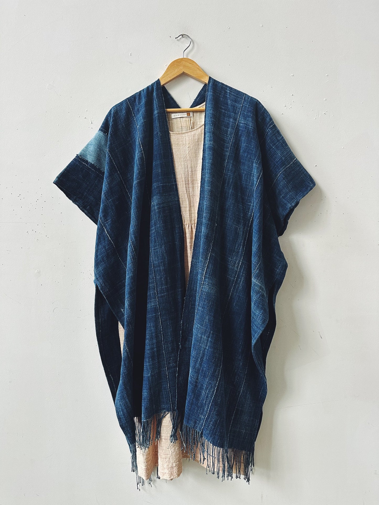 Shibori Indigo Vest