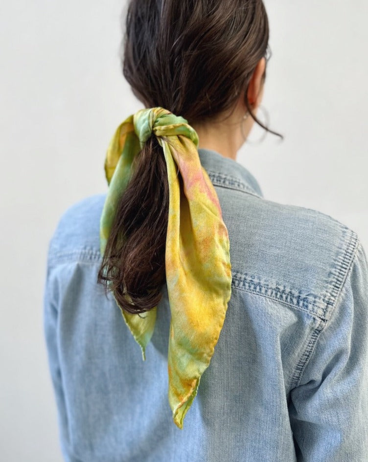 Water Lilly Silk Scarves