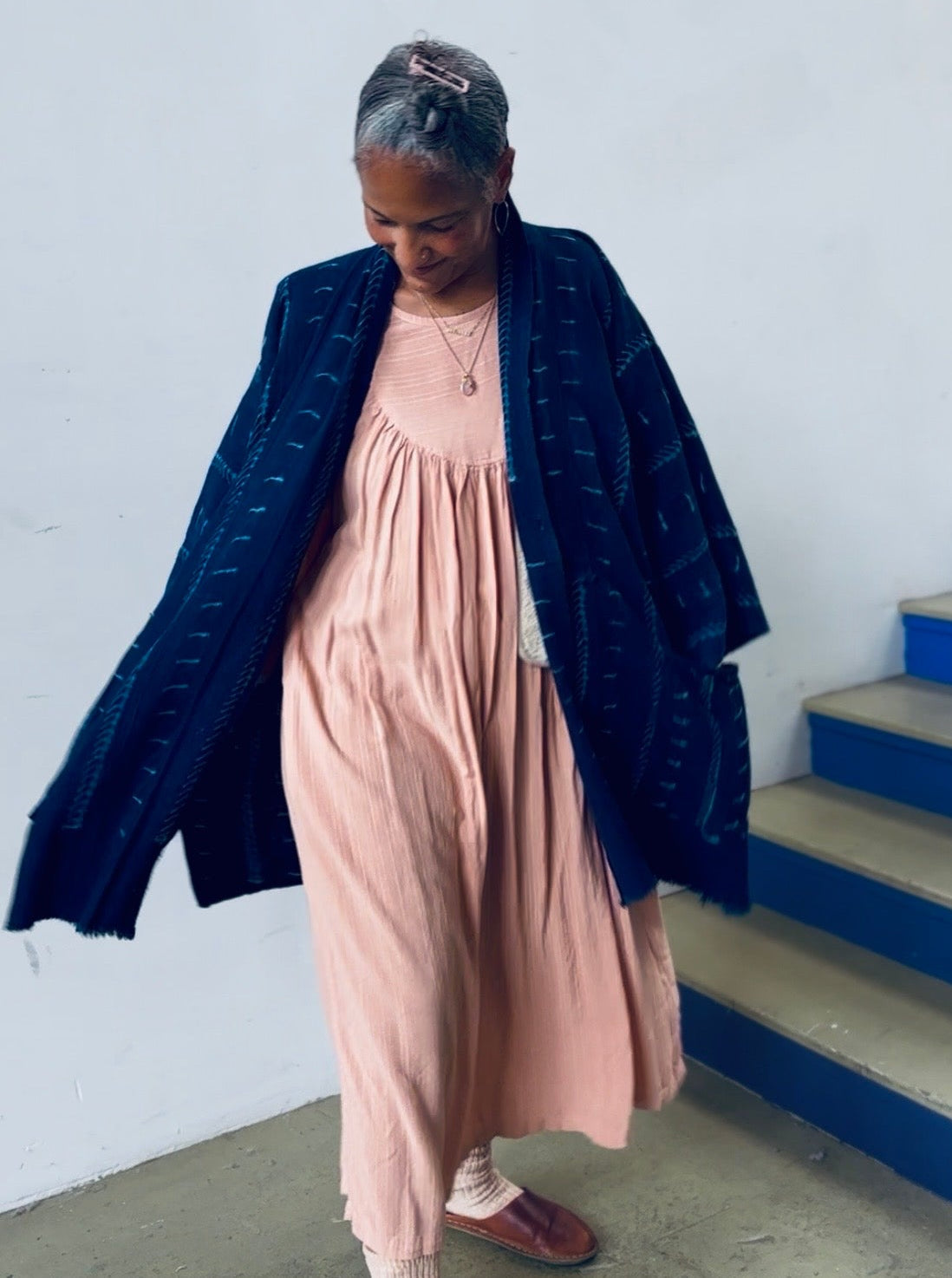 Shibori Indigo Jacket