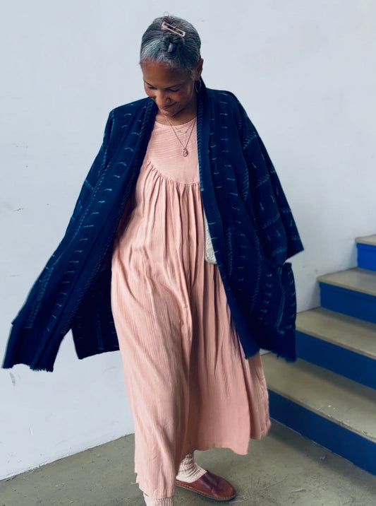 Shibori Indigo Jacket