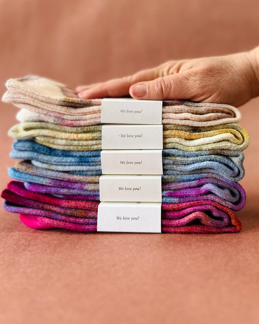 Hand Dyed Bamboo Socks (10 colors)