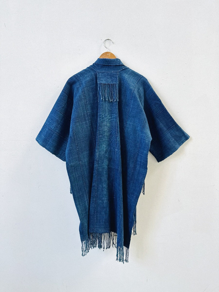 Handwoven Coat with Fringe