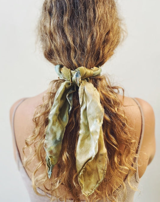 Hand Dyed Silk Scarf (10 colors)