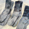Hand Dyed Organic Cotton Crew Socks - Slate