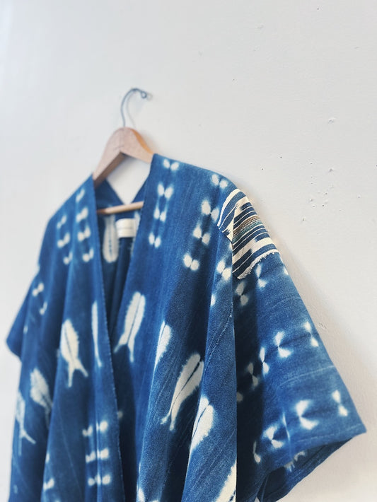 Pisces Shibori Indigo Vest