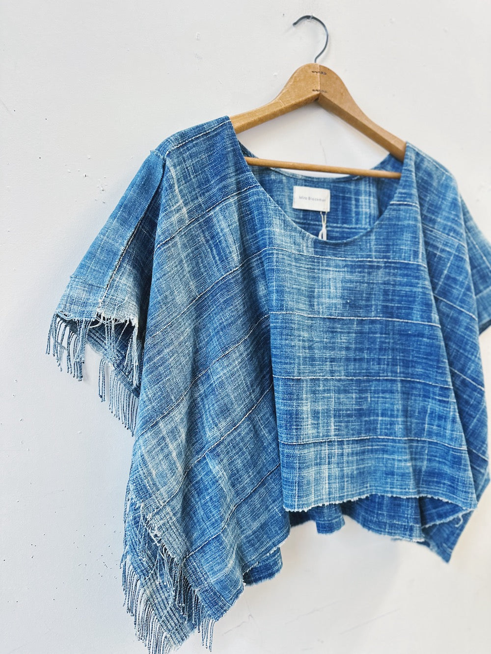 Wabi Sabi Indigo Tassel Top