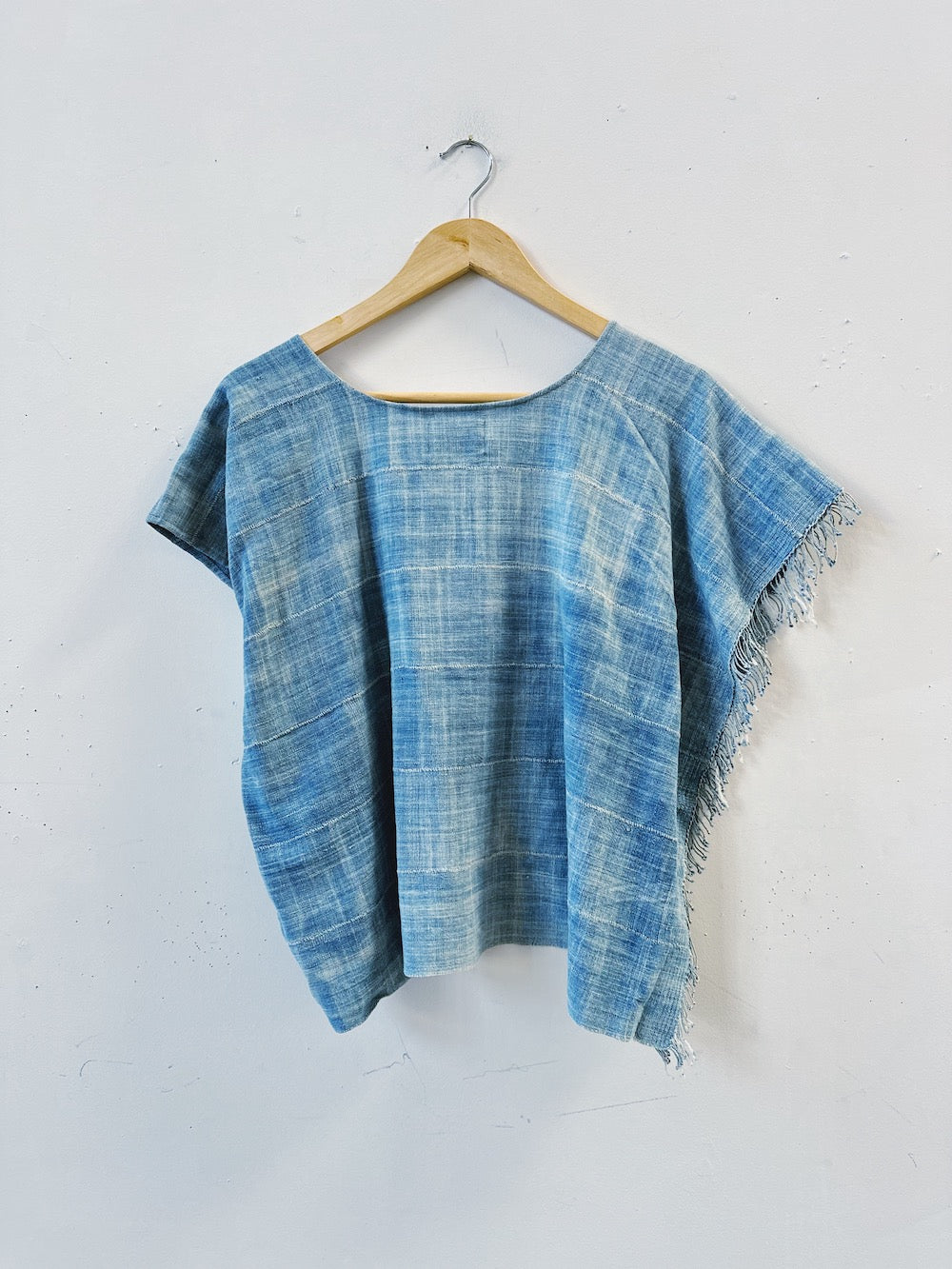 Light Indigo Tassel Top