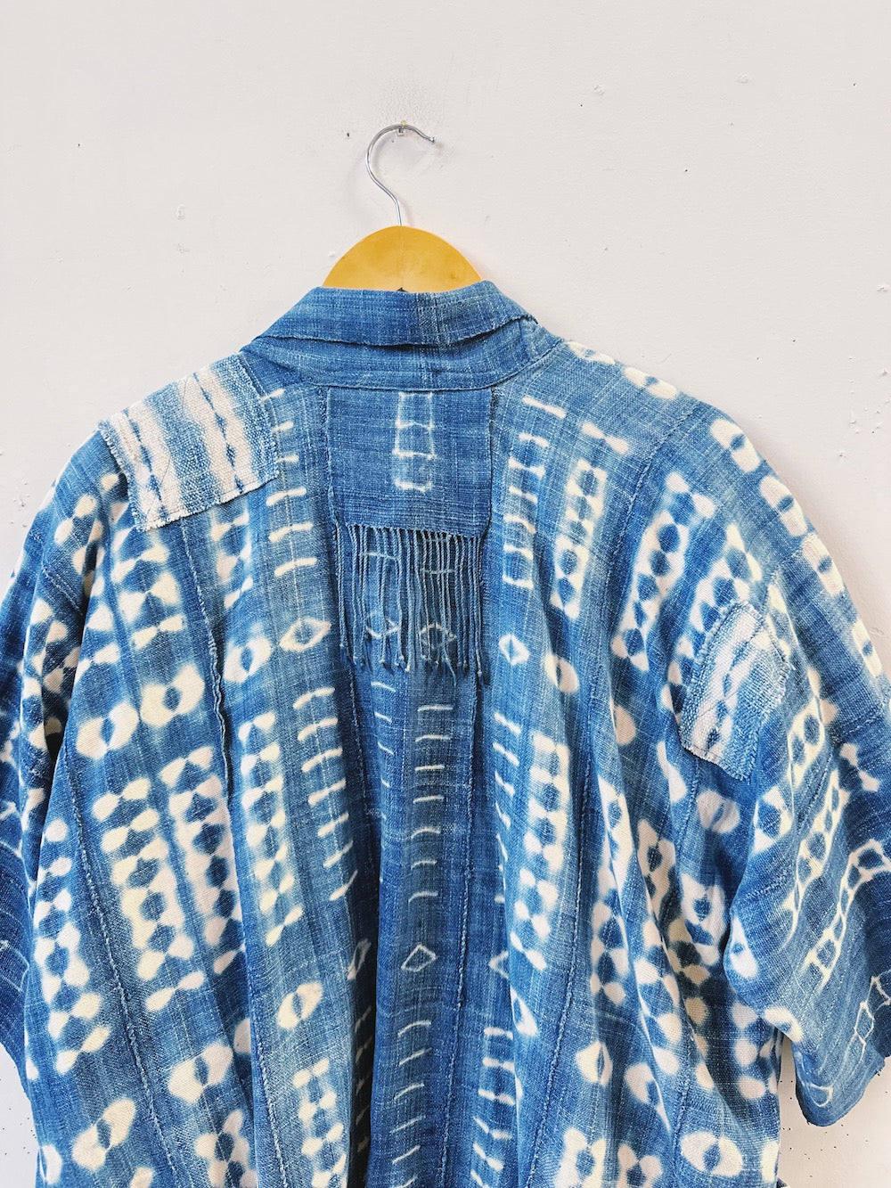 Shibori Indigo Tassel Jacket