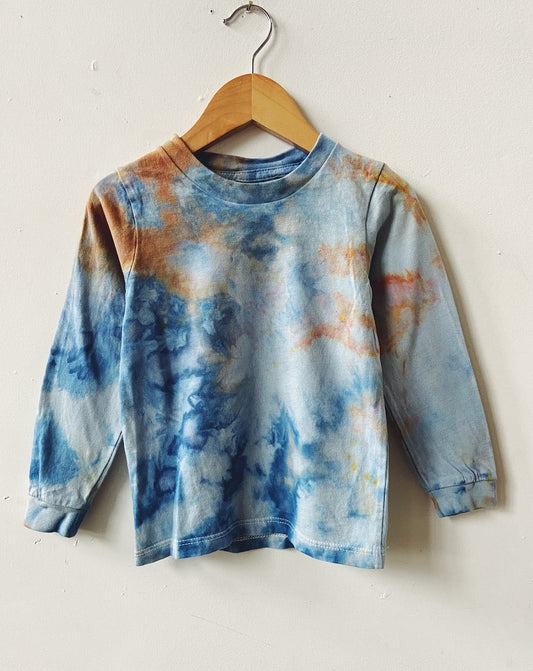 Hand Dyed Kids Long Sleeve Shirt (5 colors)