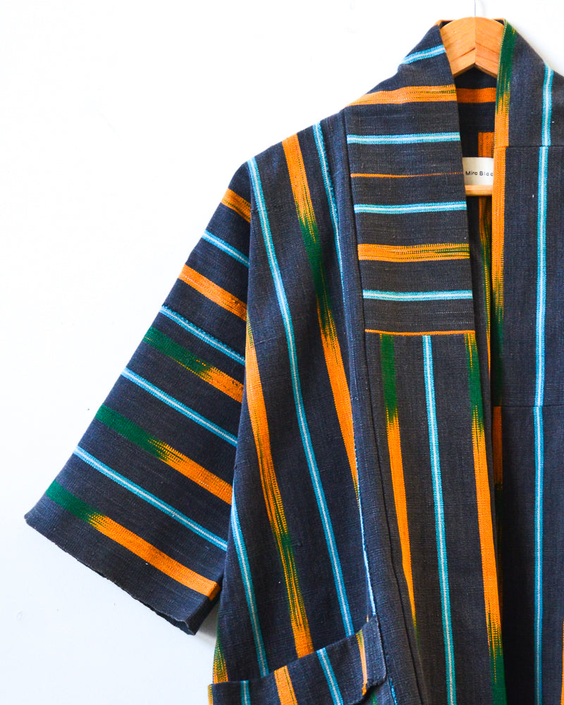 Ikat Jacket - Stripe Detail