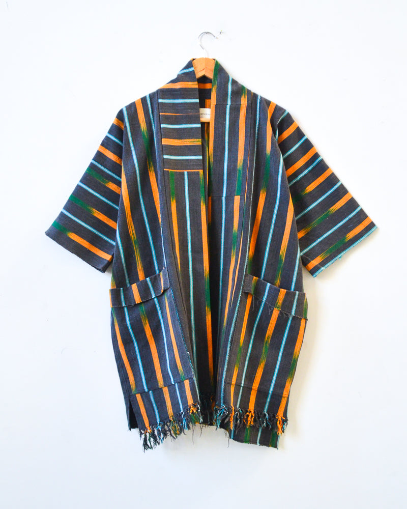 Ikat Jacket - Stripe Detail