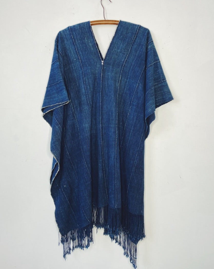 XL Distressed Duster Poncho III