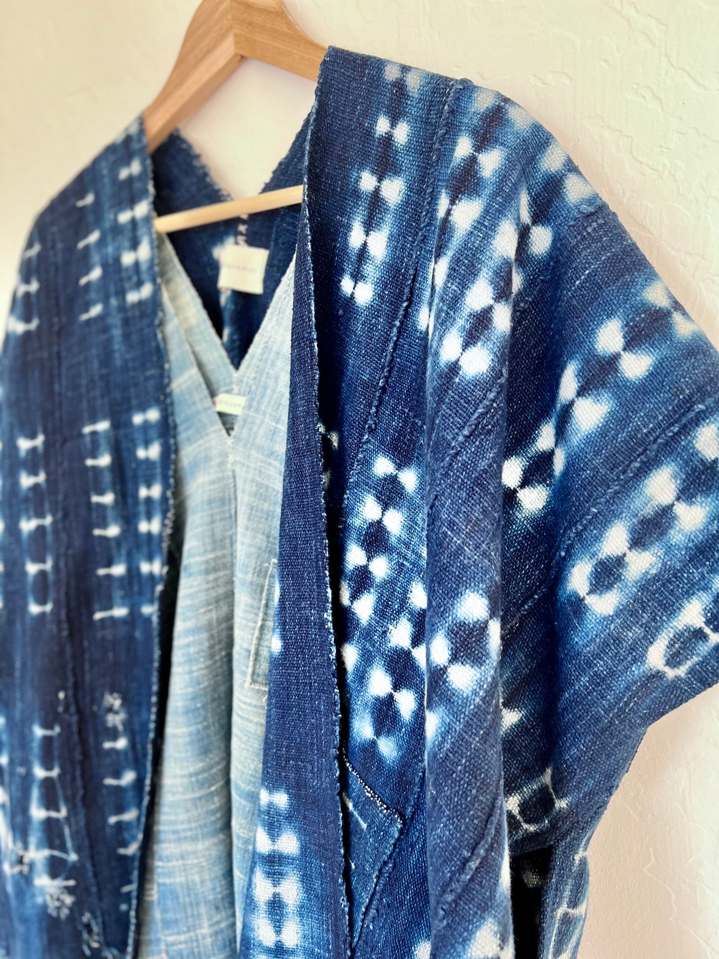 Shibori Indigo Vest IV